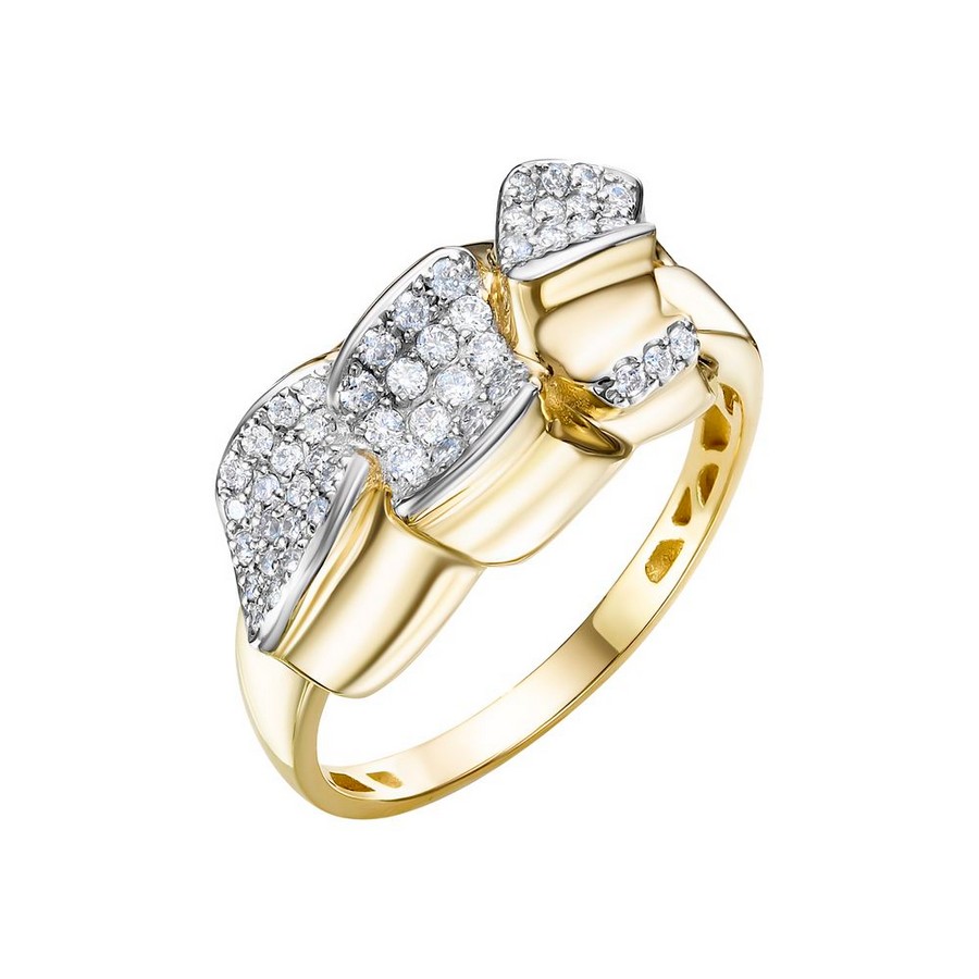 Кольцо, золото, бриллиант, К312-6543